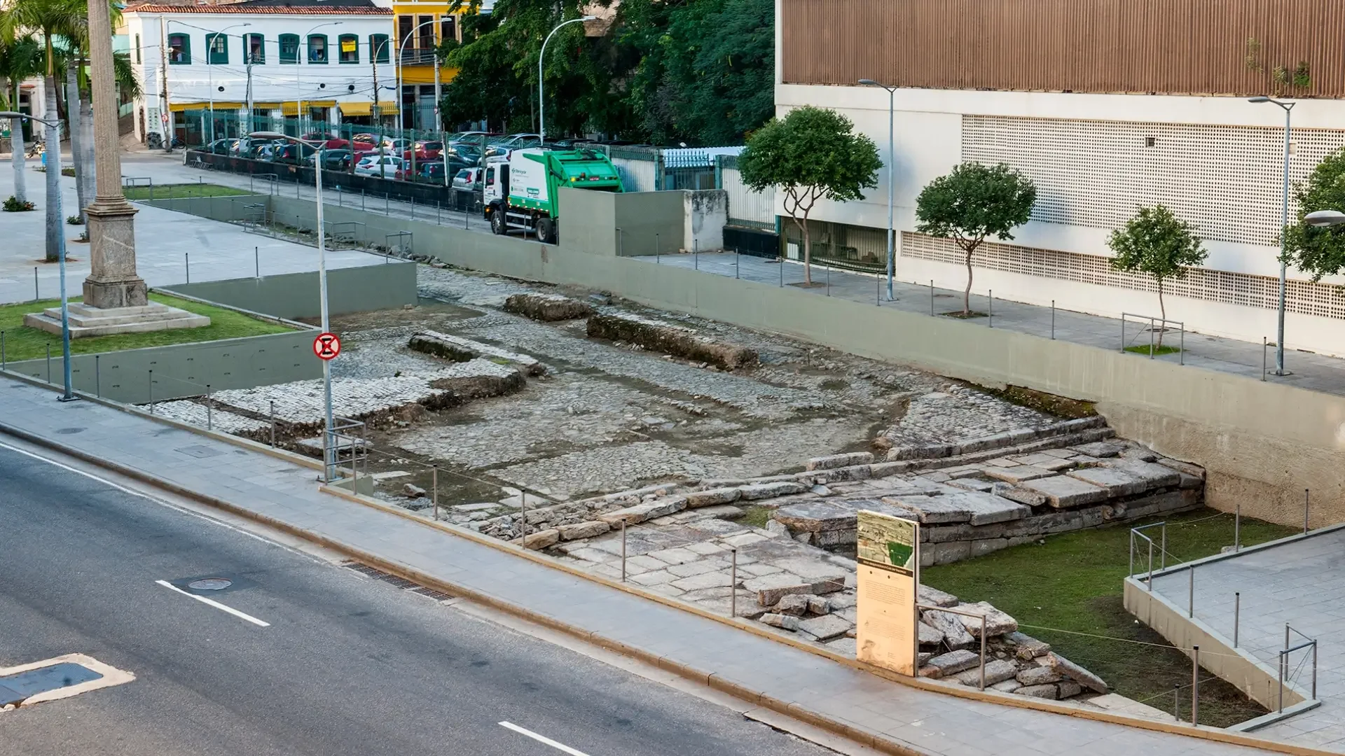 Little Africa: Rio's Soul & African Heritage Unveiled - Panoramic view of Rio de Janeiro featuring Cais do Valongo UNESCO site